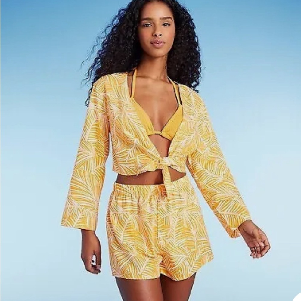 Shade and shore cover up top size small